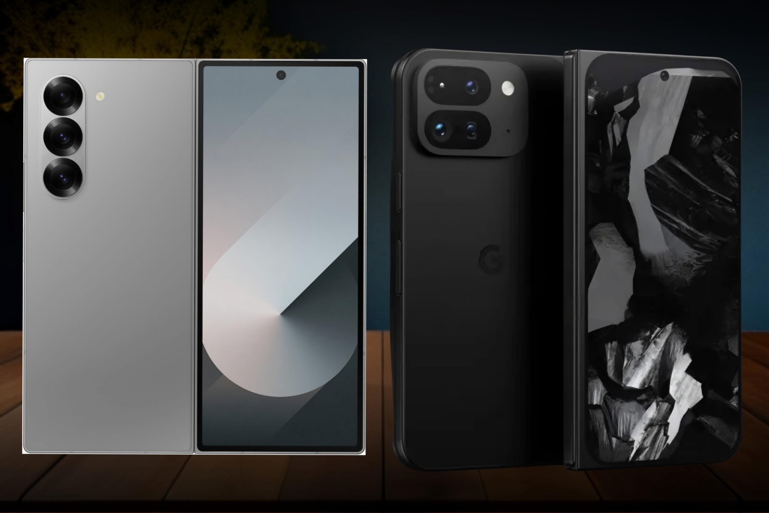 Comparison between the Samsung Galaxy Z Fold 6 and the Google Pixel Fold 2